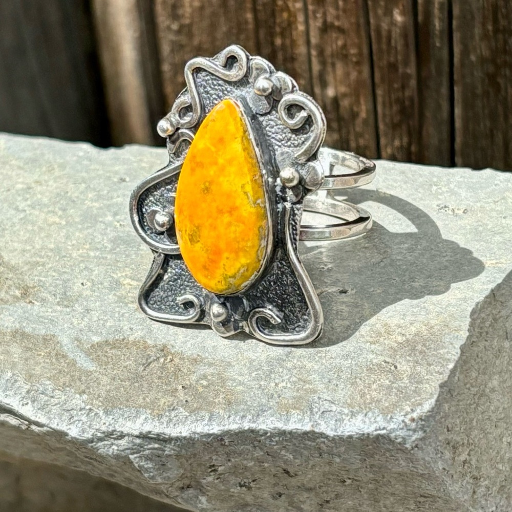 Bumblebee Jasper Ring - image 7
